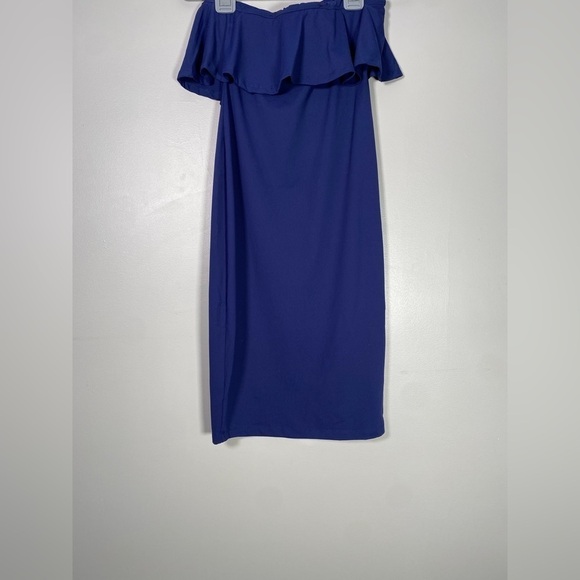 Susana Monaco Strapless navy blue dress - Picture 3 of 8